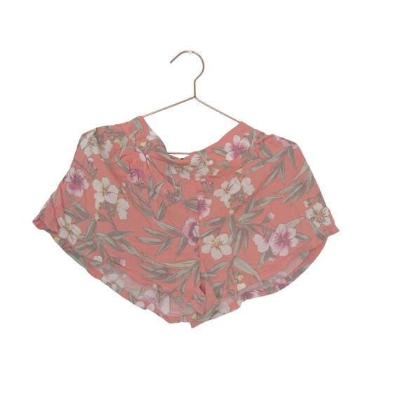 American Eagle Outfitters Pants - American Eagle Outfitters pull on Floral Coral Shorts